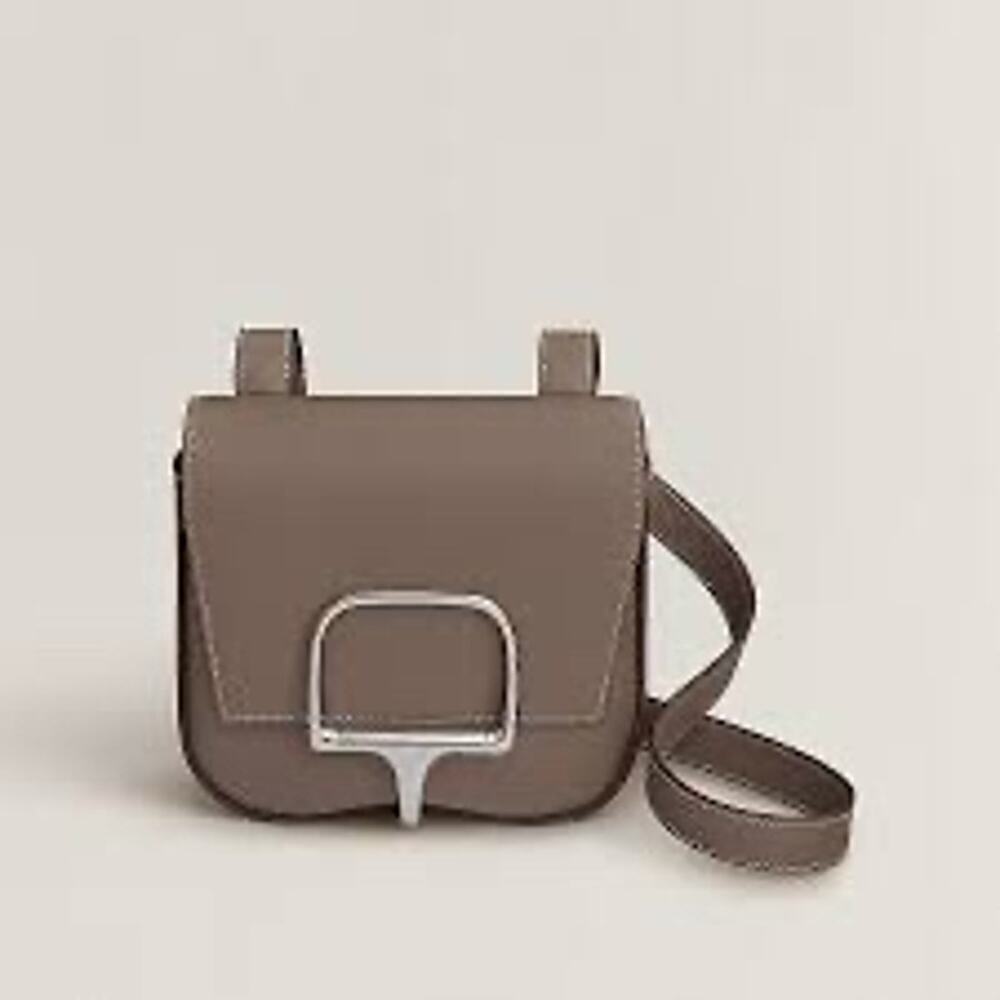 Hermès Della Cavalleria Mini Bag in Taupe